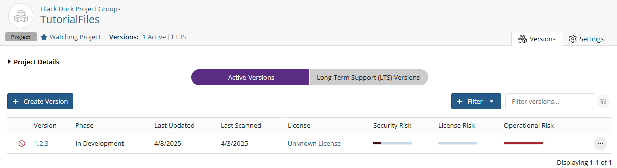 Long-Term Support (LTS) Versions page